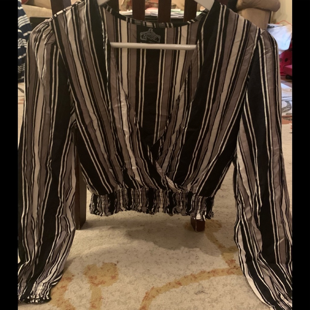 NWOT Angie Women’s size small striped top